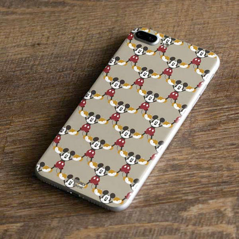 Disney Mickey Mouse Pattern Formation iPhone 8 Plus Skin